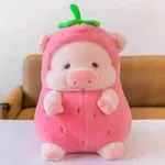 Maskotka Pluszowa Świnka Truskawka 40cm