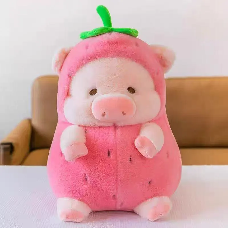 Maskotka Pluszowa Świnka Truskawka 40cm