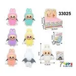 Zabawki Figurki Labubu Exciting Macaron 6cm Skrzydlate 24szt