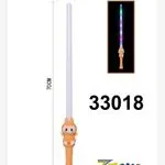 Miecz Świetlny Labubu LED 70cm z Uchwytem Zajęcy 7Toys