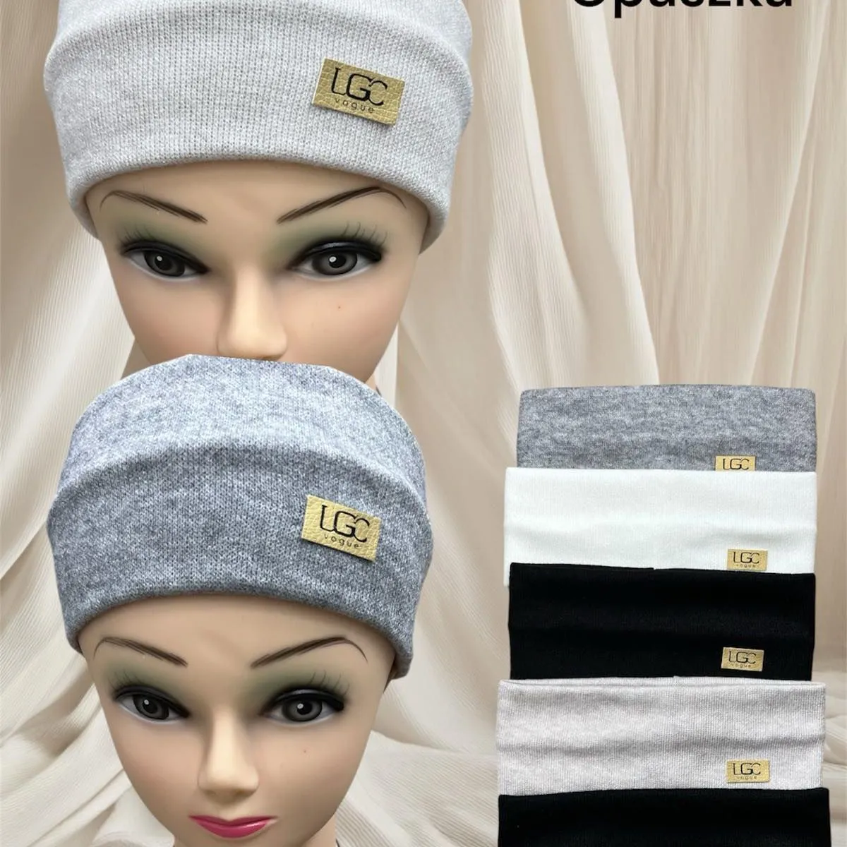 Opaska Damska ALPAKA Dzianinowa LGC Vogue - Mix Kolorów