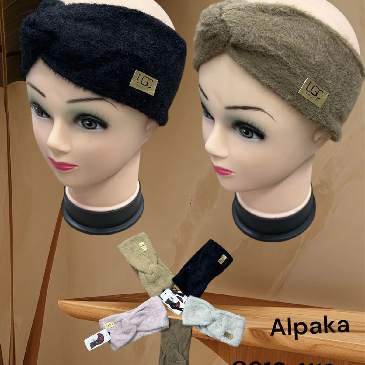 Opaska Damska Alpaka LGC Vogue - Miękka, Różne Kolory