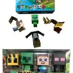 Zabawki Minecraft - Zestaw 4 Figurek Składane Kostki Transformujące