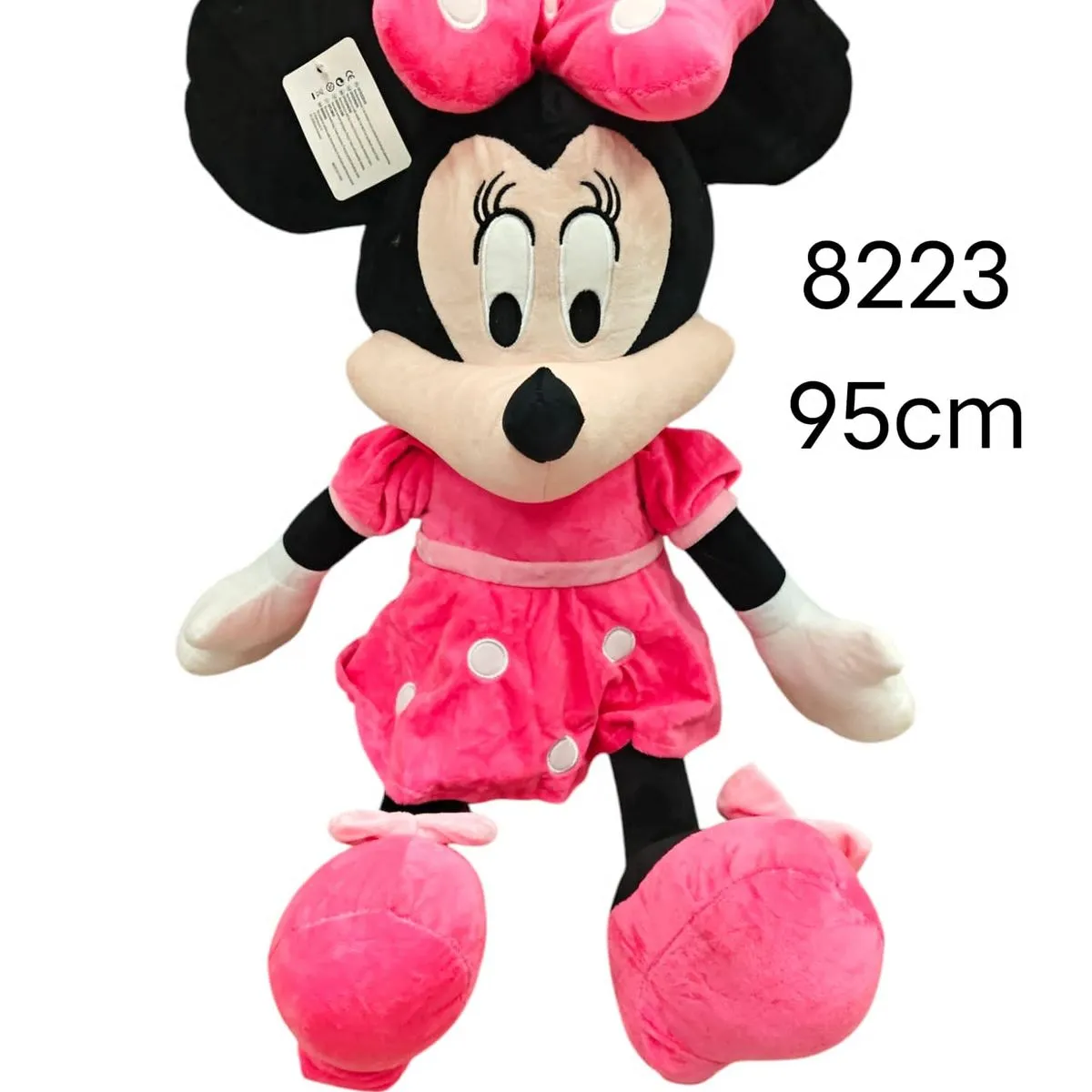 Maskotka Myszka Minnie 95cm Różowa Sukienka Duży Pluszak