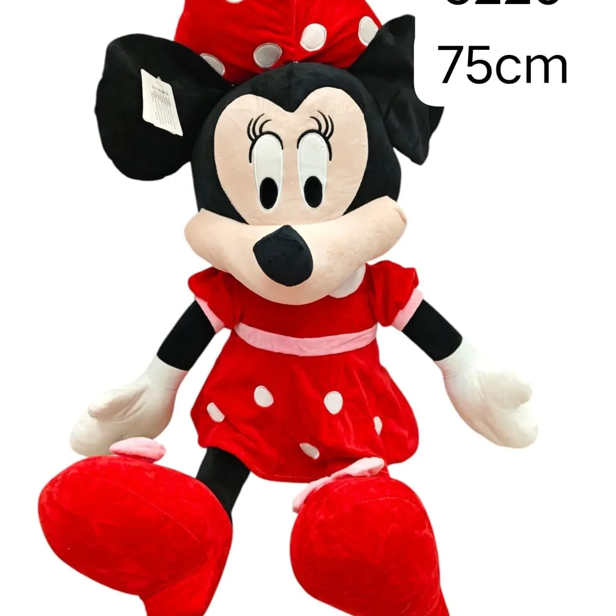 Maskotka Myszka Minnie 75cm Pluszowa Czerwona Sukienka