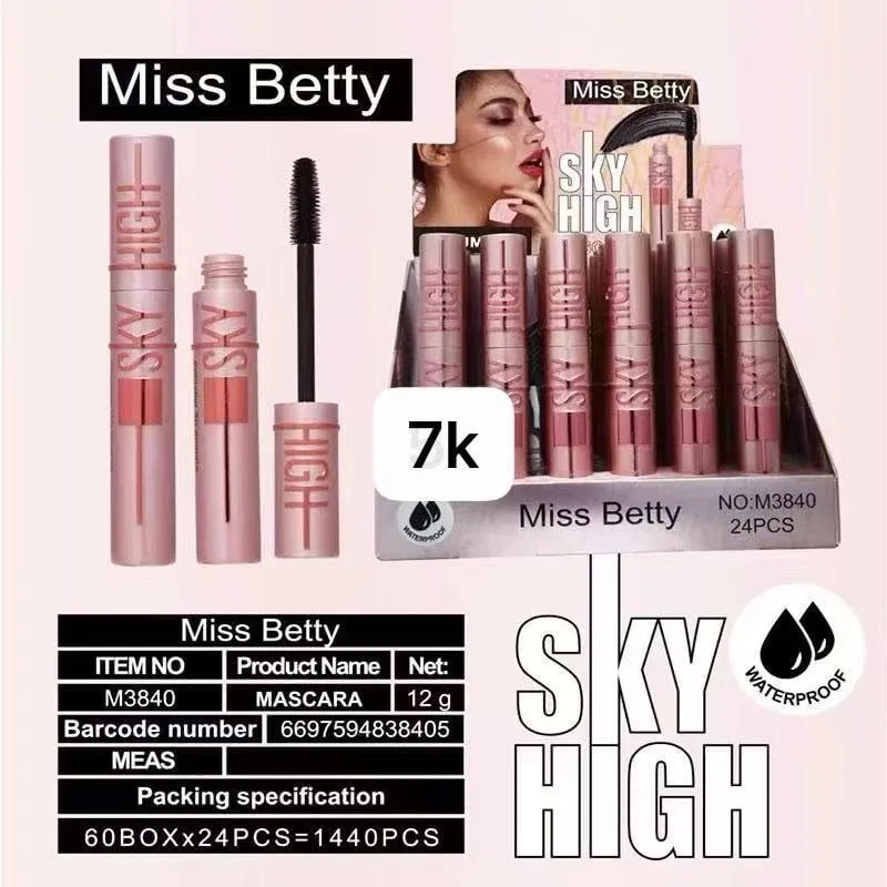 Maskara Sky High Miss Betty Wodoodporna 12g - 24 szt.