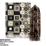 Szaliki damskie H&M czarno-białe 70x180cm REF:HXM-24280A