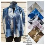 Szaliki damskie 50% wełna 50% wiskoza JY-52