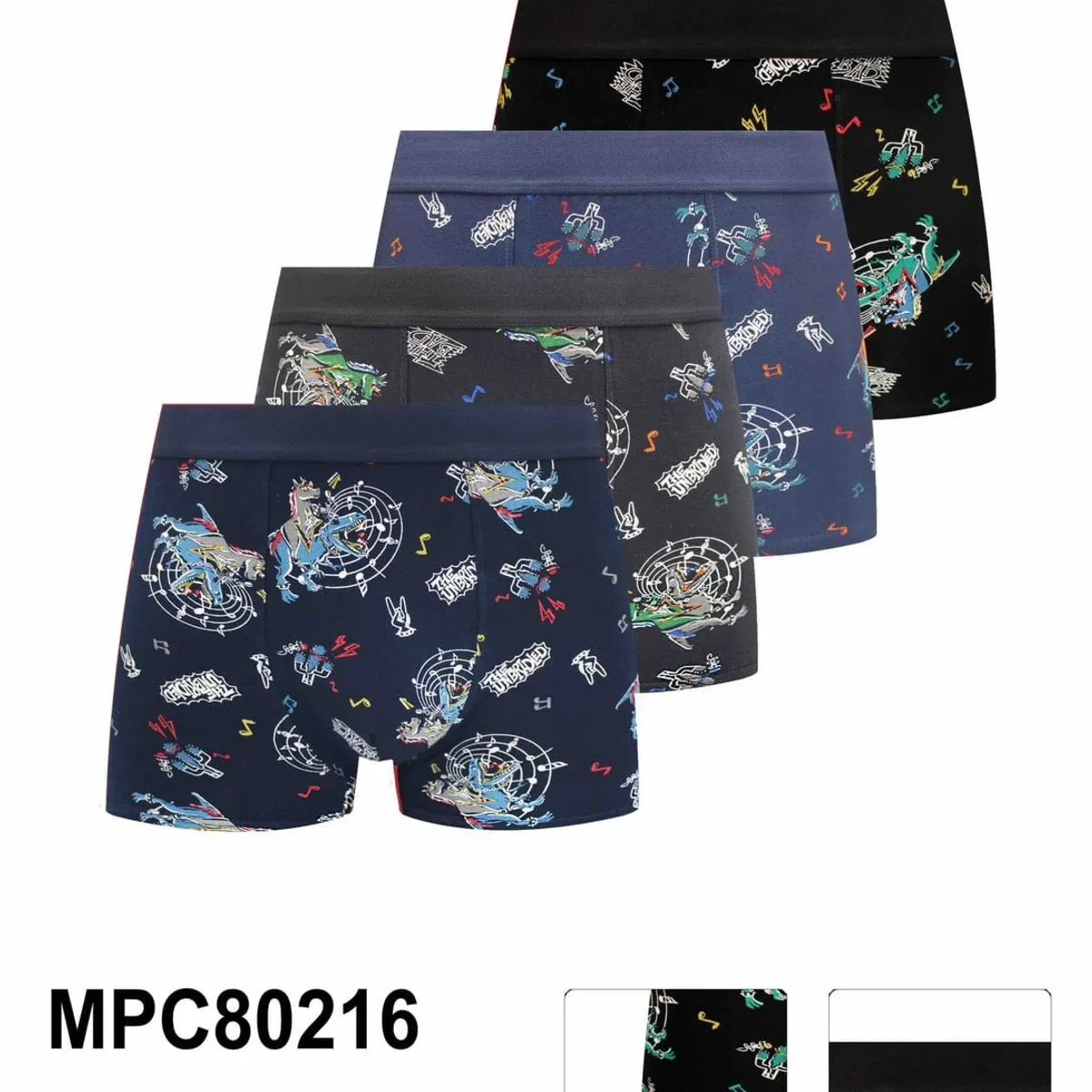 Bokserki męskie PESASIL 95% bawełna M-L-XL 4 szt