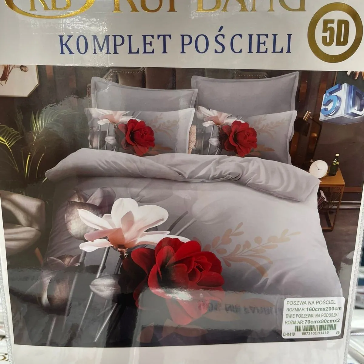 Komplet Pościeli 3CZ RB Ruiui Bang 160/200 5D