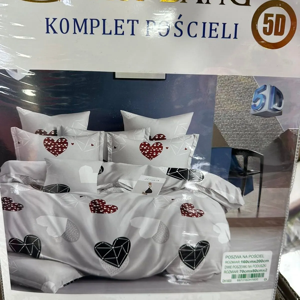 Komplet Pościeli 3CZ 160/200 RB Rui Bang 100% Niefarbowane