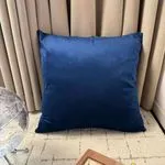 Poszewki na poduszkę 40x40 cm granatowy welur