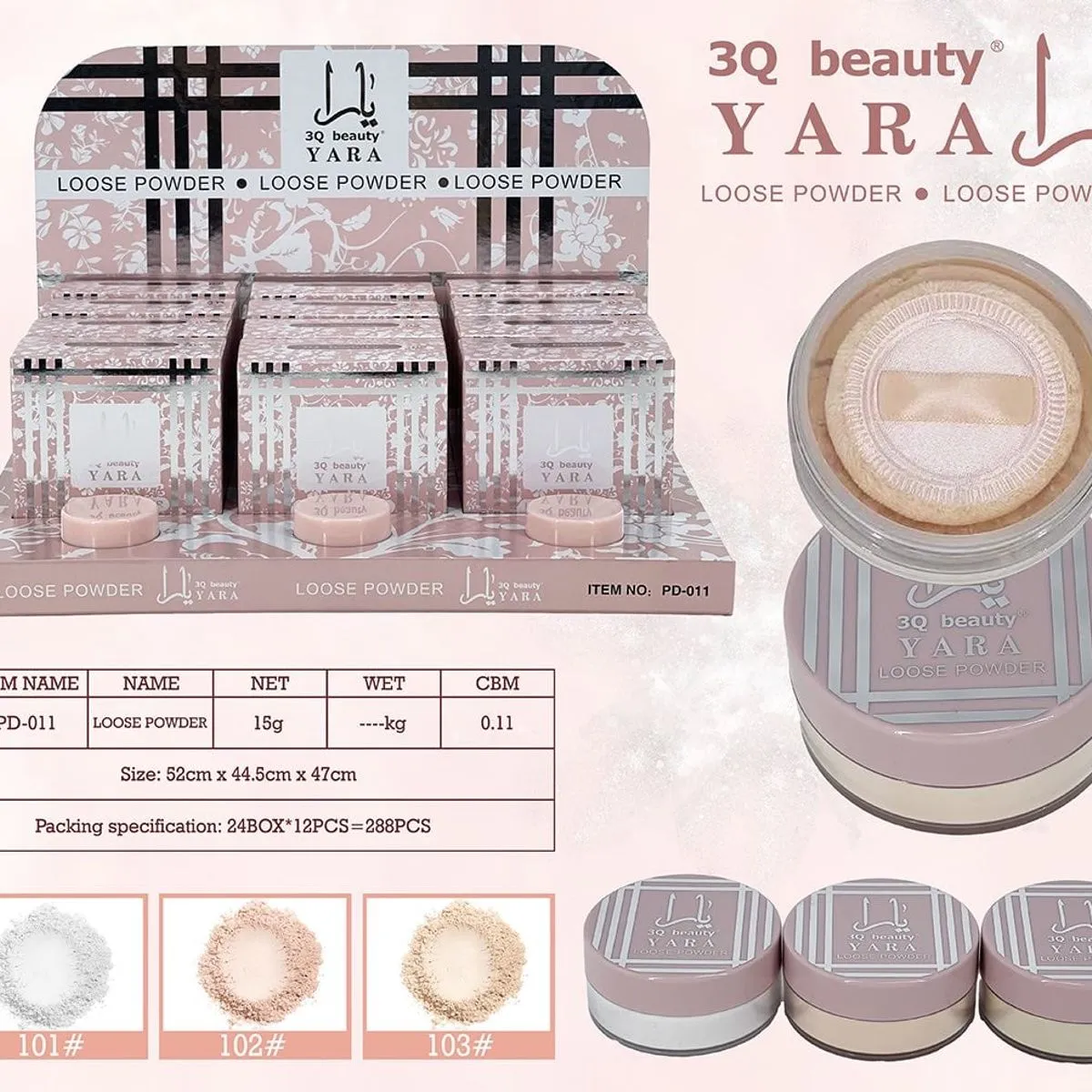 Puder Ultrawalający Makijaż YARA 15g