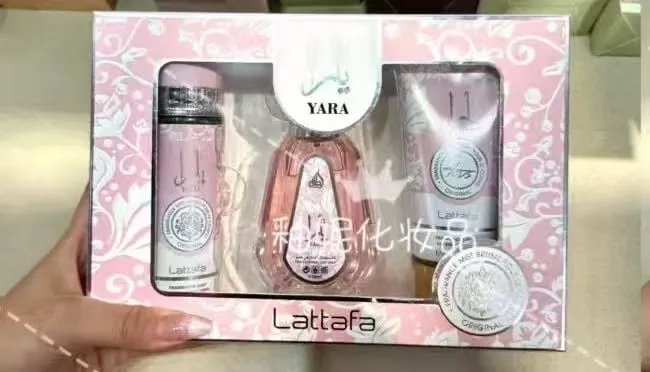 Zestaw prezentowy damski Yara Lattafa perfumy i krem