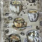 Ścierki do Kuchni 40/60 z motywem Coffee