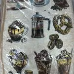 Ścierki do Kuchni 40/60 z motywem kawowym