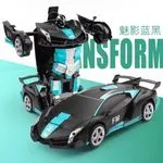 Sterowany Samochód Transformer Czarno-Niebieski