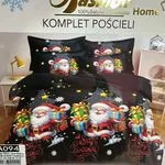 Komplet Pościeli 3CZ Fashion Home 160/200 Świąteczny