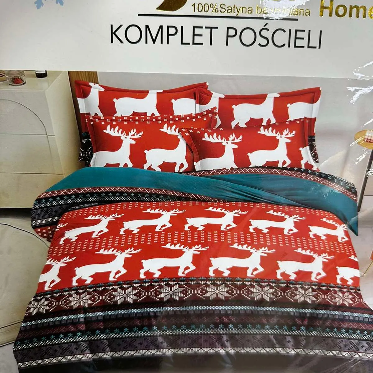 Komplet Pościeli 3CZ 160/200 100% Satyna Fashion