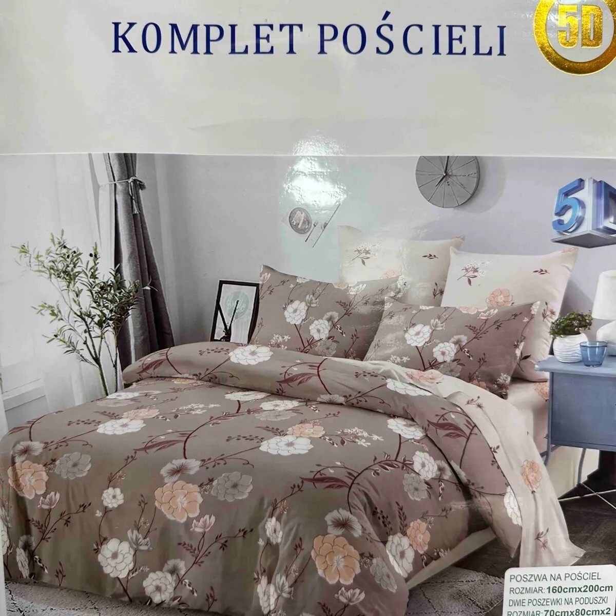 Komplet Pościeli 3CZ 160/200 RBB Rui Bang 50 szt