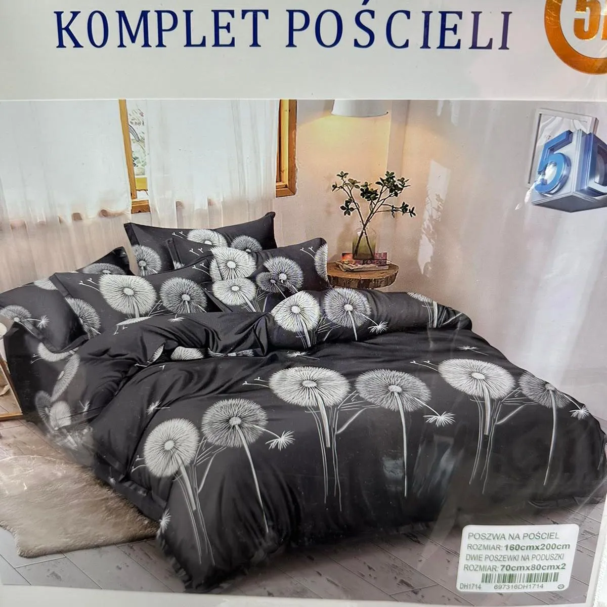 Komplet Pościeli 3cz 160/200 RB Komplett 100% Nie Farbowane