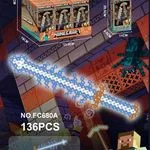 Zabawki Minecraft Figurki i Broń 12 szt w opakowaniu