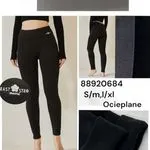 Leggingsy damskie East Master S/M L/XL czarne ocieplane