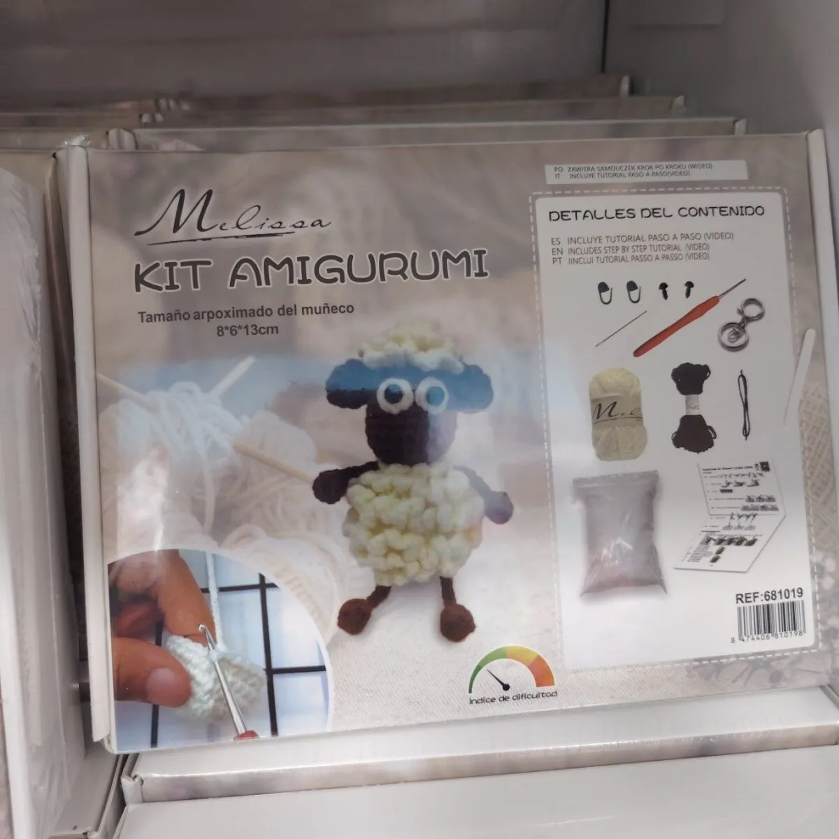 Zestaw do Robienia Maskotki Amigurumi Owca