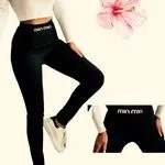 Legginsy damskie czarne MIN MIN S-3XL