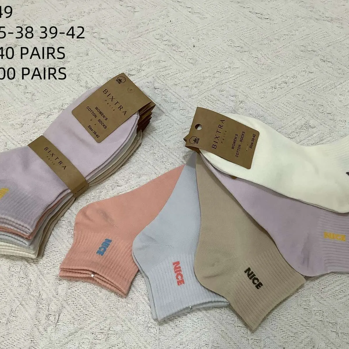 Skarpetki damskie NICE BISTRA NO: C044 rozmiar 35-38/39-42