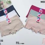 Majtki damskie MEDOOS M-L-XL 6 szt beżowe/czarne/różowe