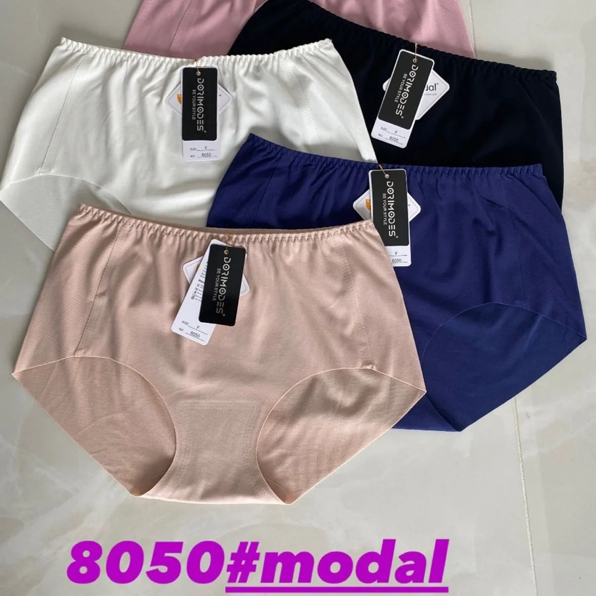 Majtki damskie 8050 modal XL mix kolorów 24 szt