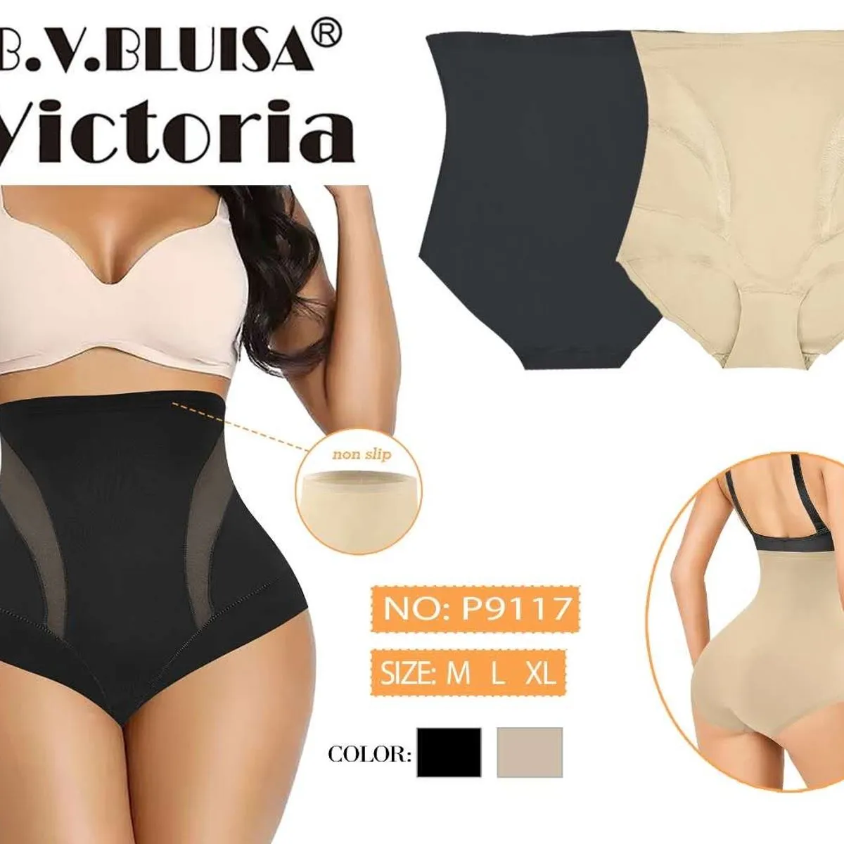 B.V. Blusa Victoria majtki modelujące M L XL NO: P911