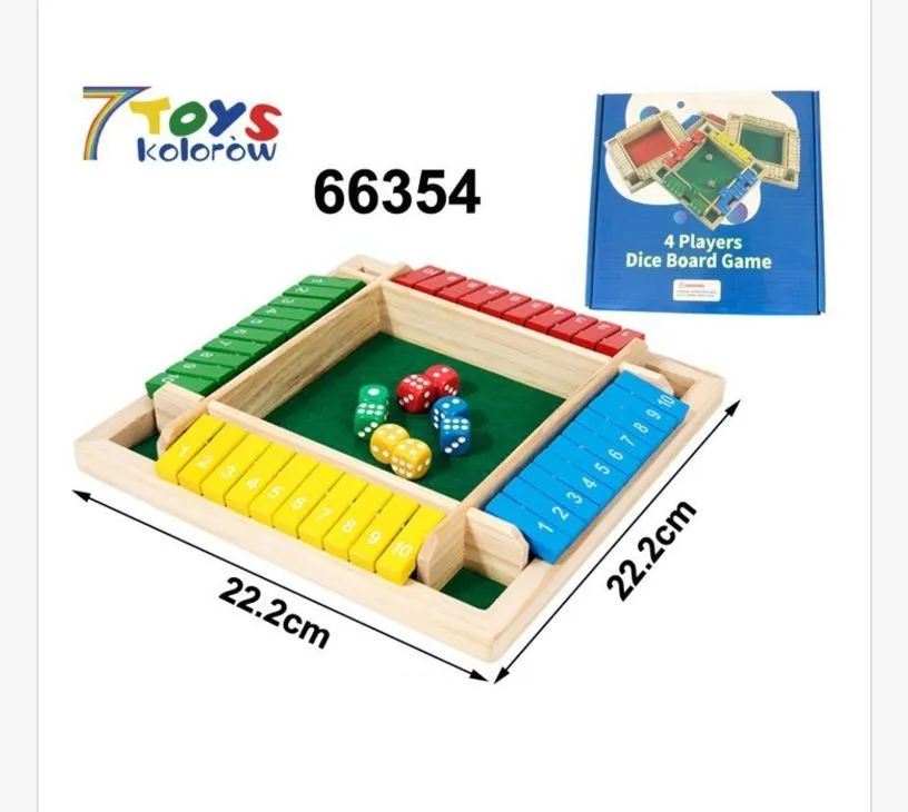 Gra planszowa Dice Board Game 22,2 cm 4 graczy