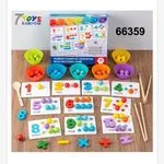 Gra liczenie koralików Number Matching Game