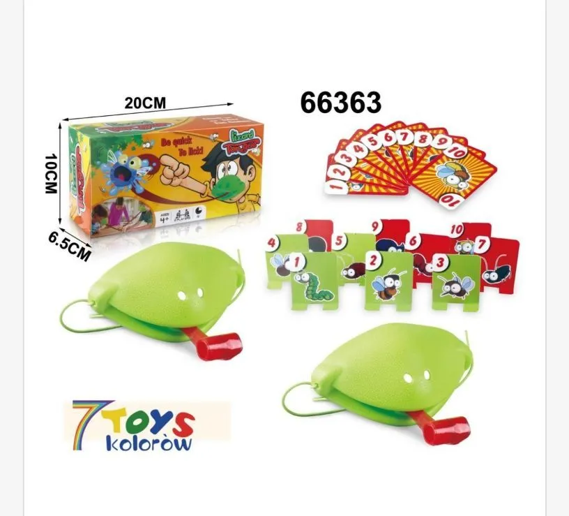 Gra karciana Be Quick To Lick z zabawkami 20x10x6.5cm