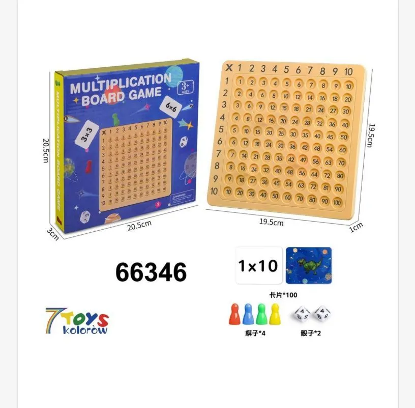 Gra planszowa Multiplication Board Game 30x20cm