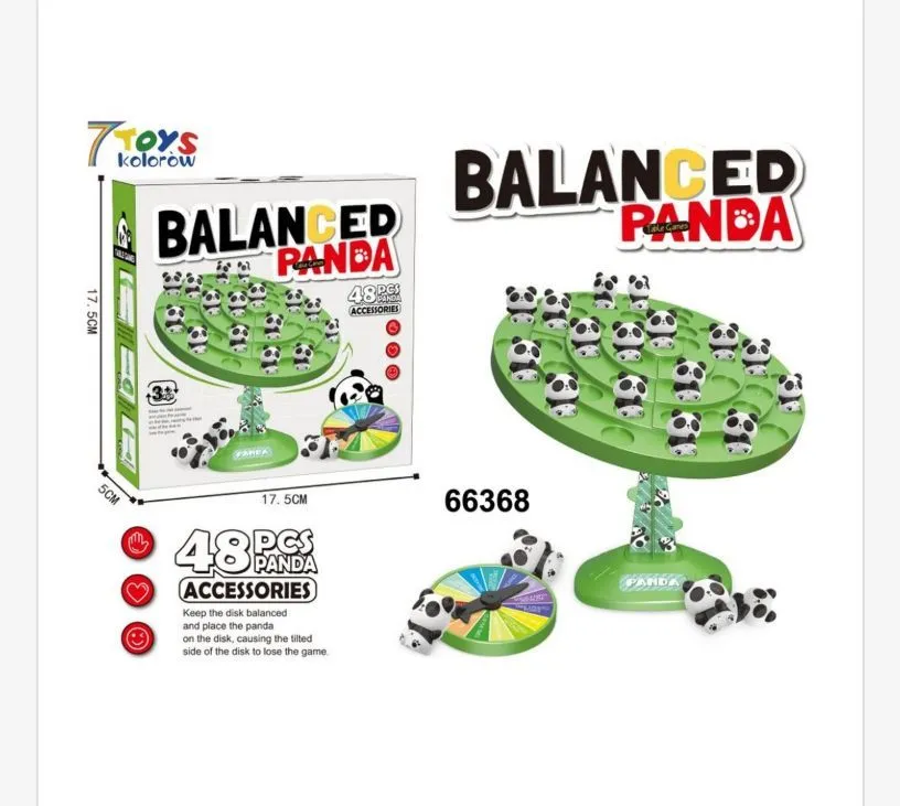 Zabawka Balancer Panda - gra zręcznościowa 17 cm, 48 pcs