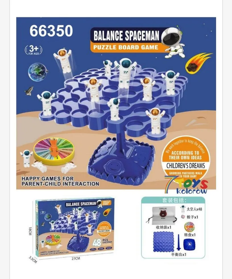 Zabawka Balance Spaceman Puzzle Game 3+