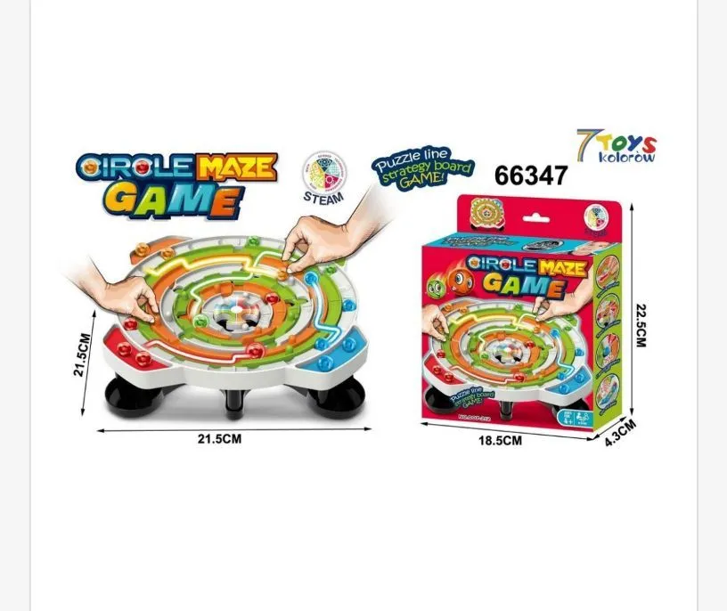 Circle Maze Game labirynt logiczny 27x22x18cm