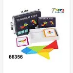 Zabawka logiczna Tangram Kids drewniane puzzle
