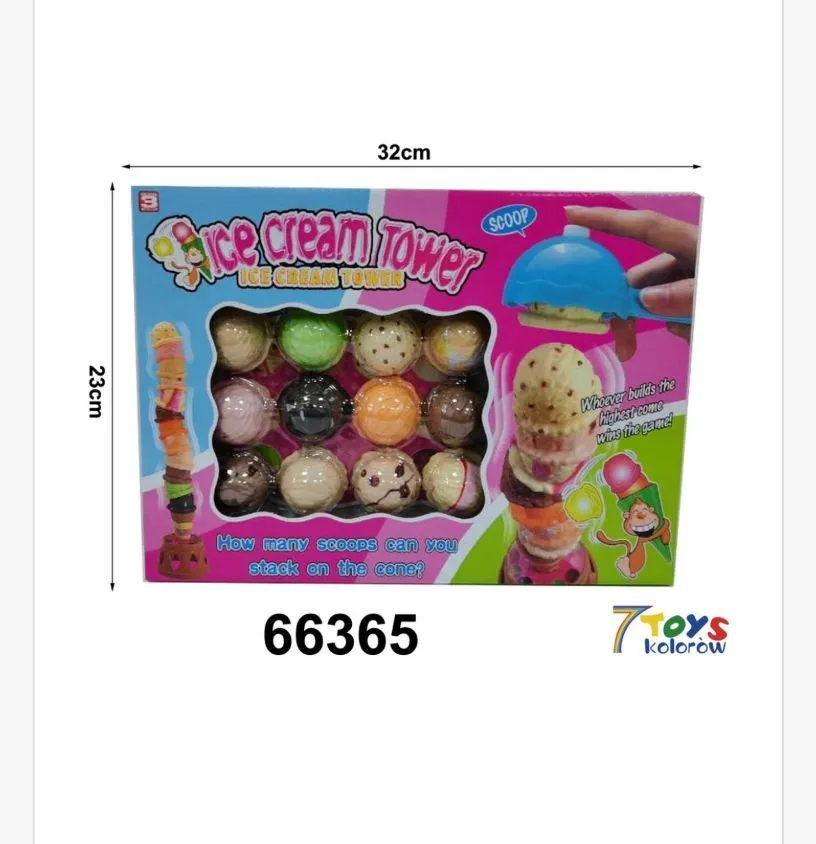 Zabawka Ice Cream Tower Wieża Lodziarna 32cm