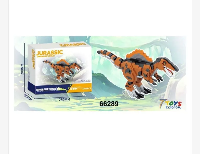 Zestaw klocków Jurassic World Spinosaurus 66289