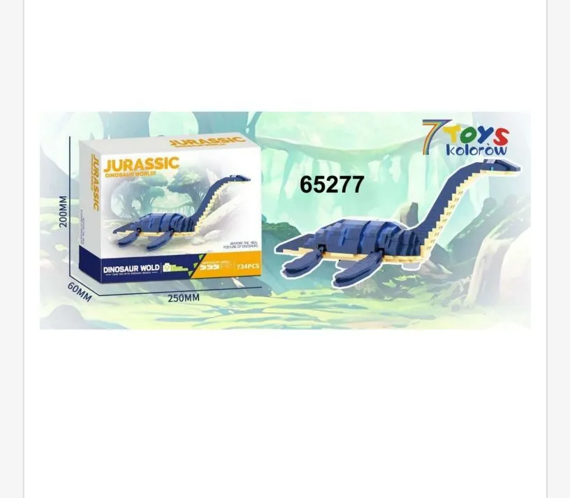 Zestaw klocków Jurassic World Plesiozaur 65277 250x60mm