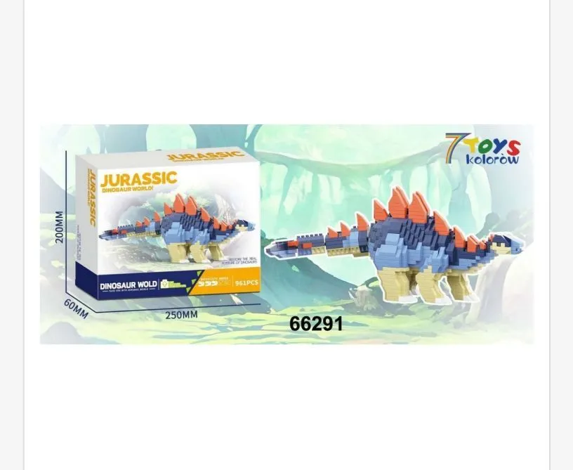 Zestaw klocków Jurassic Dinosaur World 66291 250mm