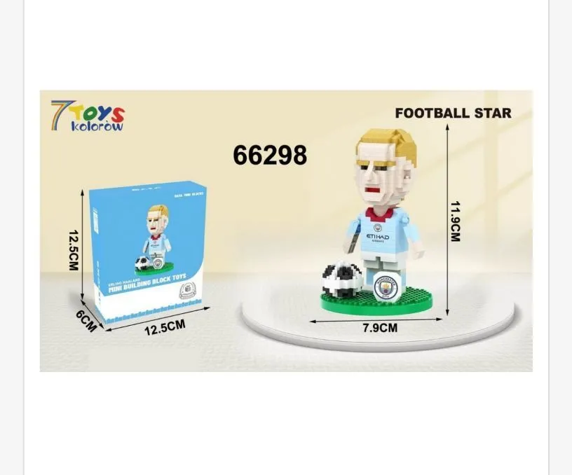 Zabawki Klocki Football Stars 66298 Figurka Piłkarza