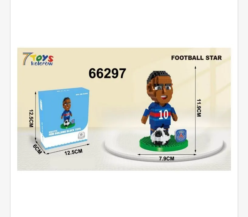 Zestaw klocków Football Star Kylian Mbappé 66297
