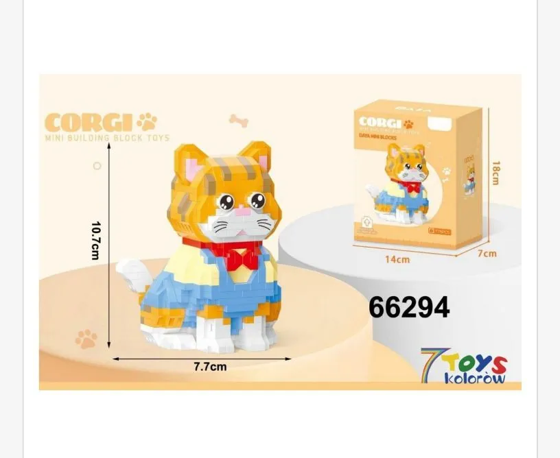 Zabawki Klocki Corgi Mini Building Blocks 66294