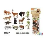 Zestaw figurek Wild Animals 12 szt. 29,3x11 cm