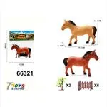 Zabawki Animals Farm - figurki farm zwierząt 6szt